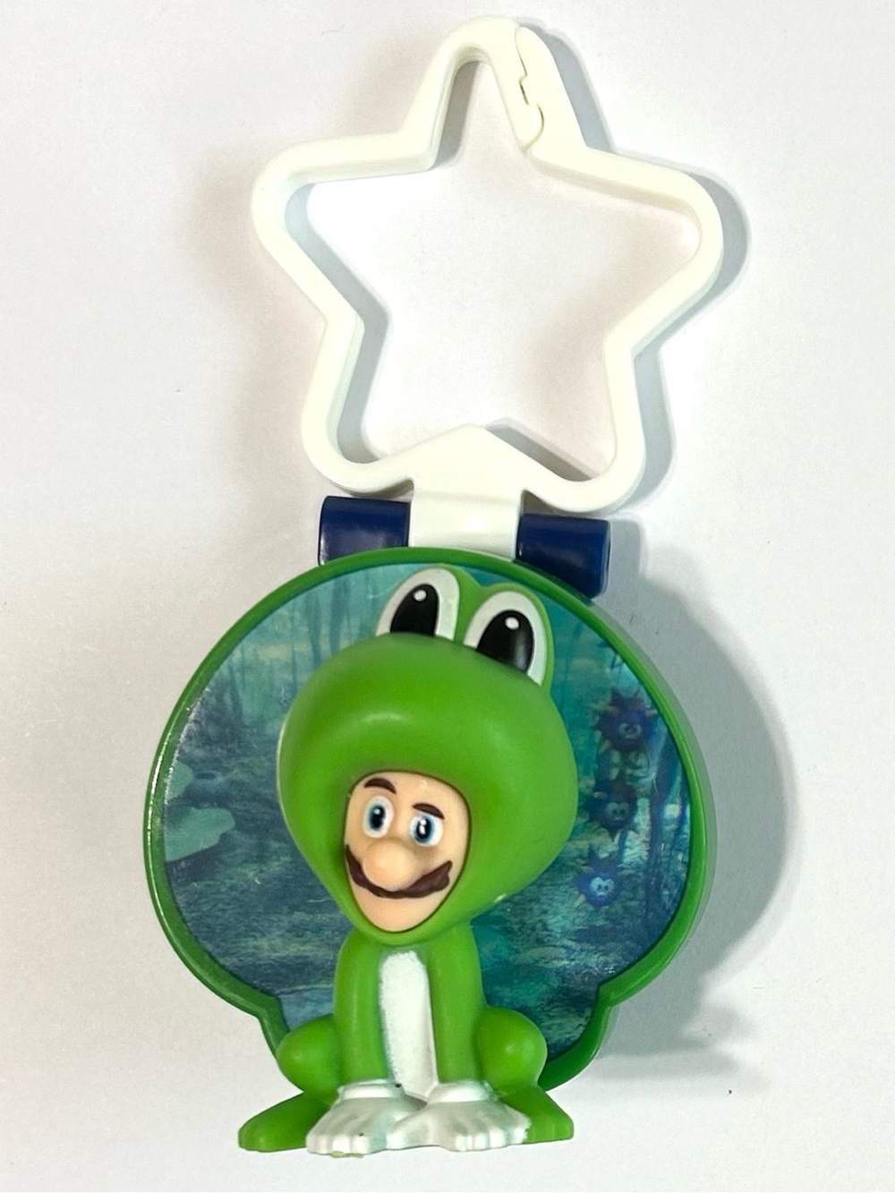 4/$20 Luigi In a Frog Suit Super Mario Galaxy Happy Meal Character Backpack
